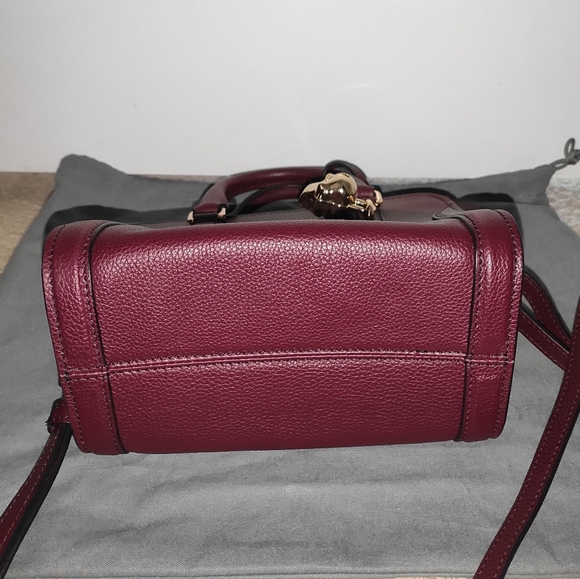 Alexander McQueen Bordeaux Leather Padlock Bag - Picture 10 of 17